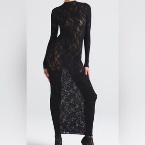 NWOT Skims Knit Lace Dress